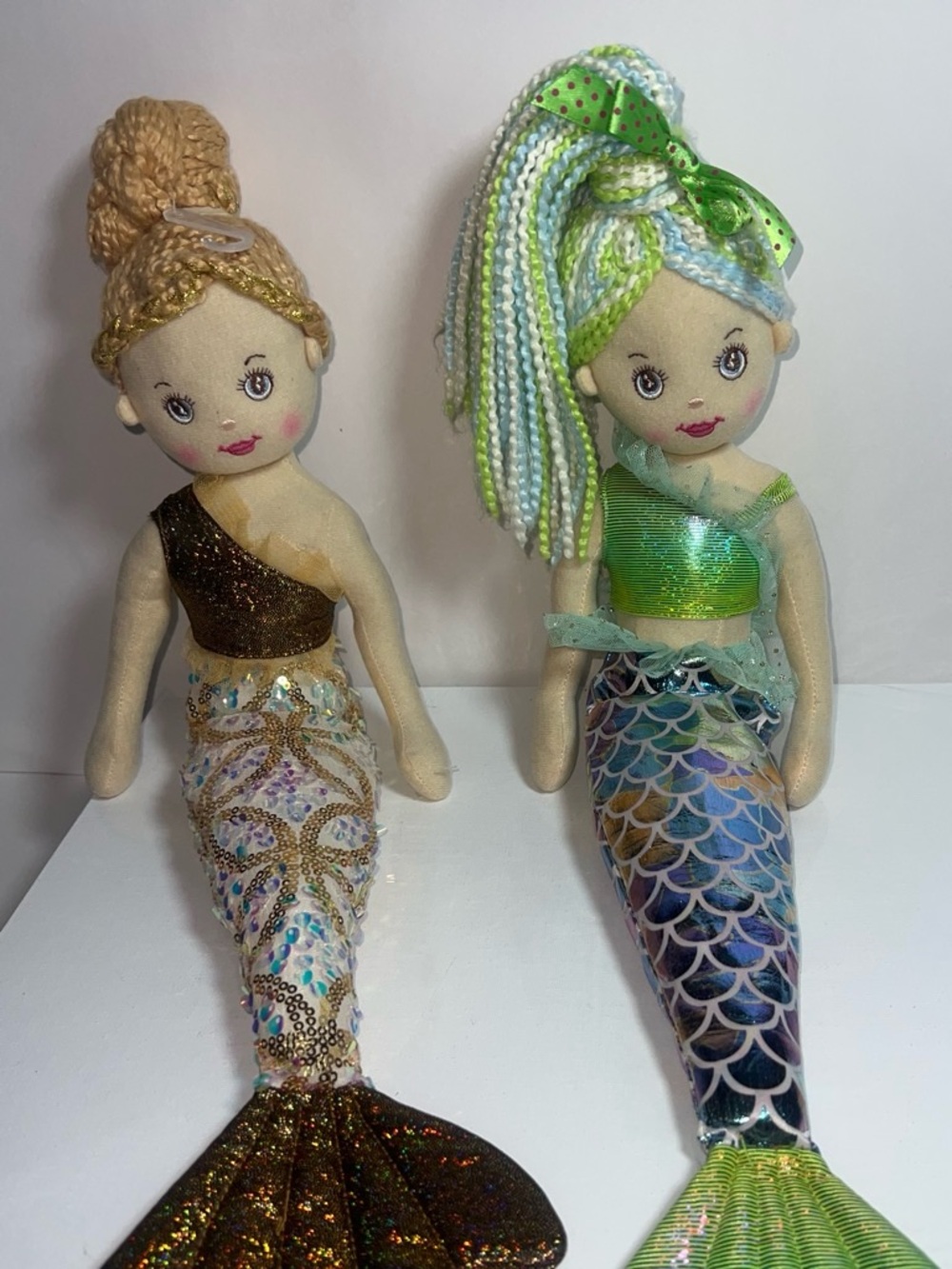 Ganz Shimmer Cove Mermaid Plush Doll Bundle: Oceania & Nixie